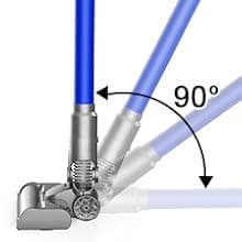 Intercleaner 23Ft Corded Vacuum Cleaner, with LED Headlights & Large Dust Cup, Powerful Suction for Hard Floors & Carpets, Adjustable Stick, Perfect for Pet Hair, Wall Mount Storage