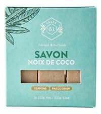 Handmade in Canada, Plant Based Cold Process Natural Bar Soap, With Premium Essential Oils, Dry Skin, Pack of 6 (For Him)