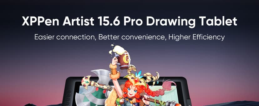 15.6" Drawing Tablet with Screen XPPen Artist 15.6 Pro Tilt Support Graphics Tablet Full-Laminated Red Dial (120% sRGB) Drawing Monitor Display 8192 Levels Pressure Sensitive & 8 Shortcut Keys
