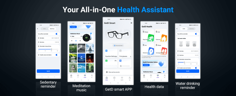 AI Glasses for Men & Women, Smart Glasses Powered by ChatGPT, AI Real-time Translation with 145 languages, 11H Music Play, Bluetooth Sunglasses with Polarized Lens, UV Protection for Daily Use, Travel