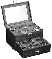 ProCase ProCase Watch Winder for Automatic Watches, Single Automatic Watch Winder Rotator Shaker Box with Quiet Motor and Flexible Pillow, Rotating Watches Case Gifts for Men Women -1 Slot