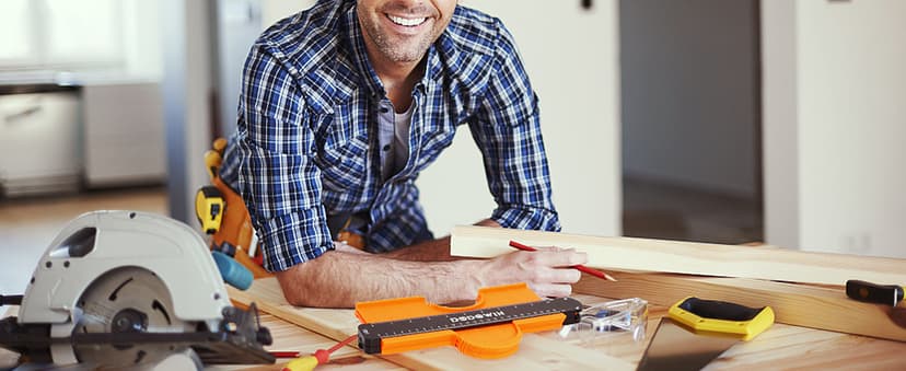 dodowin Contour Gauge Tool,Fathers Day Gifts for Men Birthday Dad Husband Him, Super Gauge Shape Outline Tool for Woodworking, Flooring Measure Tools,Anniversary/Boyfriend Gift