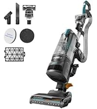 Eureka Upright Vacuum Cleaner for Carpet and Hard Floor,Powerful Vacuum with Dual Cyclone Suction,Swivel Steering,Anti-Tangle,Large Dust Cup,NEU612BL, Blue