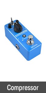 Donner Compressor Pedal, Ultimate Comp 2 Modes Compression Effect Pedal Pure Analog for Electric Guitar and Bass True Bypass