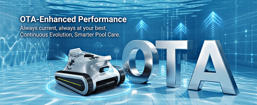 Cordless Robotic Pool Cleaner - Automatic Pool Vacuum Robot for Inground&Above Ground Pools, Wall&Waterline Climbing, Smart Navigation, 180mins Runtime, APP Control, Dual Filtration, Powerful Suction