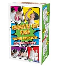 Funwares Minute of Fun Game - Minute to Win It Games for Kids, Adults, Teens, Families, Game Night, Gift for Home, Birthdays, or Travel. 2-12 Players! Original - 237 Challenges