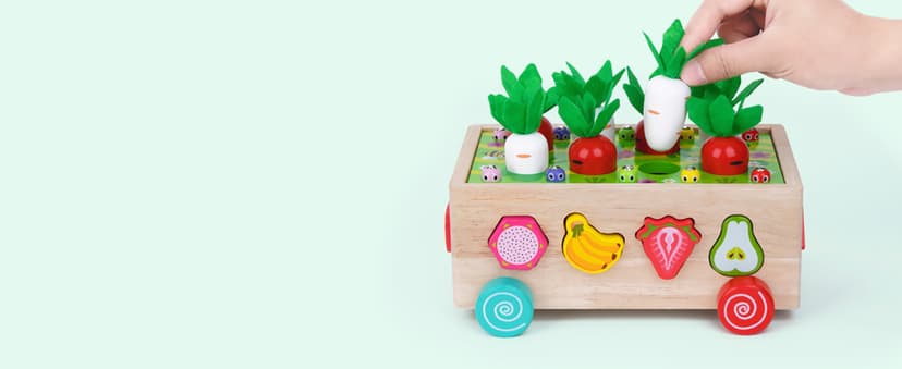 Toddlers Montessori Wooden Educational Toys for Baby Boys Girls Age 1 2 3 Year Old, Shape Sorting Toys 1st One First Birthday Girl Gifts for Kids 1-3, Wood Preschool Learning Fine Motor Skills Game