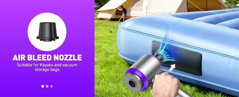 Vacuum/Air Duster 80,000RPM Super Power Mini Car Vacuum Cleaner 4-in-1 air Blower Gun Air Duster & Air Blower & Pump Hand Electric air Duster Handheld dust Blower Blower Cordless (Purple)
