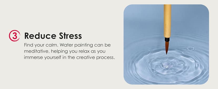 Buddha Board – The Original Water Painting Board for Mindfulness & Creativity – Unique Gift for Artists, Adults & Kids – Mess-Free Zen Art Supplies