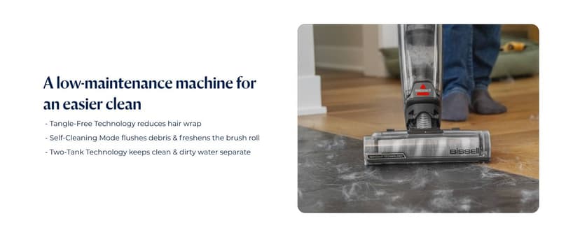 Bissell CrossWave® OmniForce™ Edge Cordless Multi-Surface Hard Floor Cleaner Wet Dry Vacuum with Zero-Gap Edge Technology, 3930F
