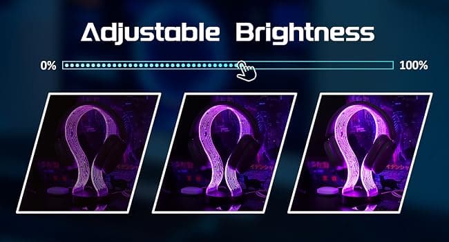 PCB Pattern Acrylic Headset Stand with 1 USB and 1 Type-C Charging Ports, Gifts for Men Boy Father Dad and DJ Music Lovers CoolGift Mart Light Up Headphone Stand, Gifts for Gamers B0DGKV973D