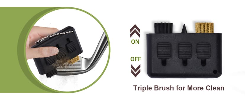 Golf Gifts for Men and Women, Golf Accessories Set with Hi-End Case, Golf Balls, Rangefinder, Golf Tees, Brush, Multifunctional Divot Knife, Scorer, Golf Ball Clamp