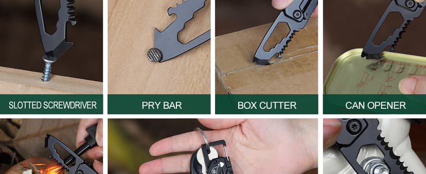 Fathers Day Dad Gifts - Gifts for Dad, Fathers Day Dads Gift from Daughter, Son, Wife - Dads Birthday Gift, Christmas Dad's Presents for Husband, Stepdad, Men - Keychain Presents, Portable Tool