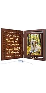 5 Year Anniversary Rotating Picture Frame for Her, Wood 5th Wedding Anniversary Photo Frame gifts for Wife Husband Him Couple, Display 2 6x4