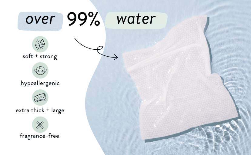 The Honest Company Hypoallergenic Multi-Use Baby Wipes for Sensitive Skin, Geo Mood, 288 Count