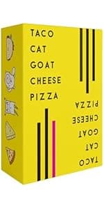 Taco Cat Goat Cheese Pizza Wildly Entertaining Card Game for Family and Group Game Night | Easy to Learn and Play with 10-15 Minute Rounds | Fun for Kids, Teens, Adults, and Families | 2-8 Players