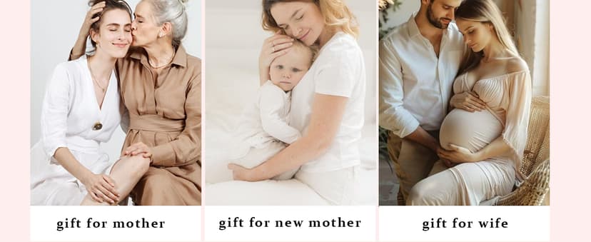 Moodear Mothers Day Gifts Mama Pendant Necklaces for Women - Dainty Small 18K Gold Plated Mom Necklace Non Tarnish Gift for Mom,New Mom Trendy