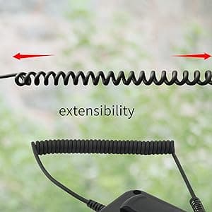 6 Pin PTT Adapter Handheld Microphone Shoulder Speaker Compatible with PRC152/163 Two Way Radio