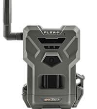 SPYPOINT Flex-S-Dark Ultimate Pack with SD Card + LIT-22 - Solar Cellular Trail Camera – Built-in Solar Panel, 40MP Photos, 1080p Videos + Sound, No-Glow Game Camera, Night Vision, Trail Cam