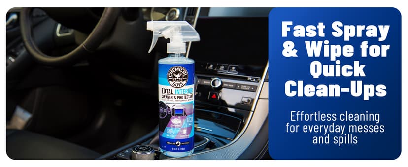 Chemical Guys Complete Leather Cleaner and Conditioner Detailing Kit with Total Interior, for Cars, Home, Office, and More (Works on Natural, Faux Leather and More) 9 Items - HOL412