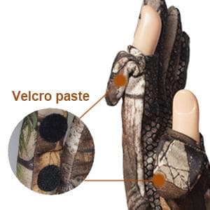 EAmber Camouflage Hunting Gloves Full Finger/Fingerless Gloves Pro Anti-Slip Camo Glove Archery Accessories Hunting Outdoors