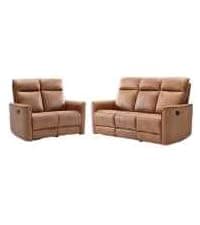 CANMOV Swivel Rocker Recliner, Glider Rocking Chair, Nursing Chairs Swivel Glider Recliners with Soft Backrest, Leathaire Manual Reclining Sofa for Living Room Bedroom Apartment, Brown