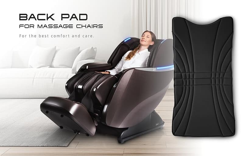 Osaki Back Pad & Seat Cushion for Massage Chair | Foam Cushion | Nylon Fabric | One Size Fits All |