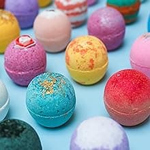 LifeAround2Angels Bath Bombs Gift Set 12 USA made Fizzies, Shea & Coco Butter Dry Skin Moisturize, Perfect for Bubble Spa Bath. Handmade Birthday Mothers day Gifts idea For Her/Him, wife, girlfriend