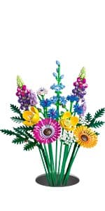 LEGO Roses - Building Toy for Kids, Girls & Boys, Ages 8+ - Artificial, Fake Roses for Home Decor & Display - Gift Idea for Plant & Flower Lovers - 40460