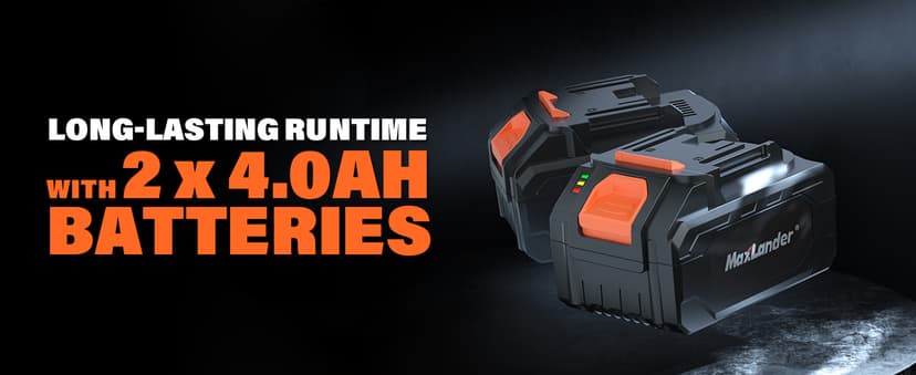 MAXLANDER Cordless Leaf Blower & Vacuum with Bag, 3-in-1 Brushless Battery Powered Leaf Vacuum Mulcher 40V 170MPH 360CFM 5 Speeds Leaf Blowers for Lawn Care 2x4.0Ah Battery & Charger Included