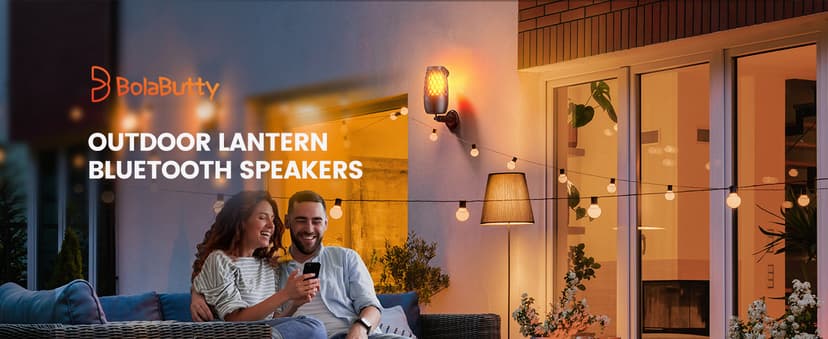 Upgraded Outdoor Speakers Gift for Men Bluetooth Speaker with lights Multi-Sync up to 100 Speakers Auto-Pairing HD Stereo Sound Cool Tech Gadgets for Him IPX5 Waterproof for Outside|Patio|Porch