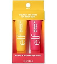 Moisturizing Balm For A Sheer Tint Of Color, Made With Hyaluronic Acid, Vegan & Cruelty-Free, Cherry & Bubblegum e.l.f. Squeeze Me More Lip Balm Duo, Cherry/Bubblegum B0FPMGZ18H
