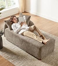 Oversized Recliner Chair for Living Room, Modern Reclining Sofa Home Theater Seating with Upholstered Push Back, Mid-Century Reclining Armchair with Lumbar Support, Bedroom, Reading Nook, Office