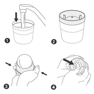 Mfacoy Old Fashioned Whiskey Glasses Set of 4 (2 Crystal Bourbon Glasses, 2 Round Big Ice Ball Molds 11 Oz Rocks Glass with Gift Box, Barware for Scotch Cocktail Rum Vodka Liquor, Gifts for Men