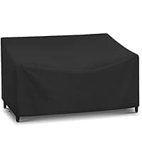 Arcedo Patio Chaise Lounge Cover Water Resistant, 2 Pack of Pool Lounge Chair Covers for Outside Stackable Cushions and Outdoor Furniture, 80" x 30" x 26" H, Black