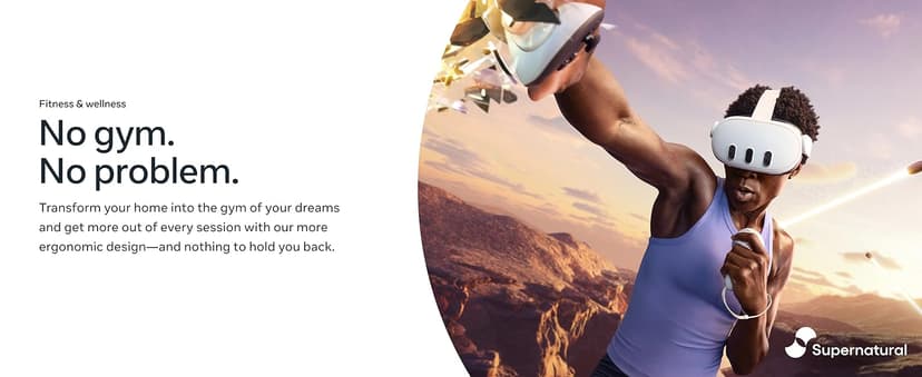 Meta Quest 3 512GB | VR Headset — Thirty Percent Sharper Resolution — 2X Graphical Processing Power — Virtual Reality Without Wires — Access to 40+ Games with a 3-Month Trial of Meta Horizon+ Included