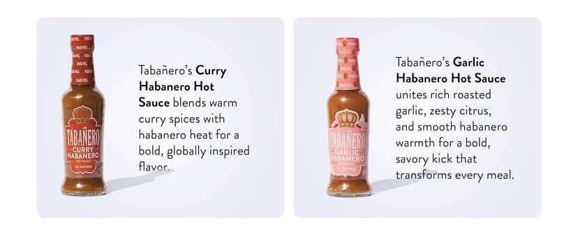 1.7 oz Mini Glass Bottles, Kit Includes Peach Bourbon, Key Lime Habanero, Sweet & Spicy, All Natural, Gluten Free, Low Sodium Tabañero Variety Hot Sauce Gift Set, Kosher, Sriracha Honey, 4-Pack B0CN9P7XD7