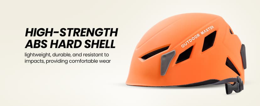 OutdoorMaster Rock Climbing Helmet Adults Mountaineering Helmet Arborist Helmet Hiking Caving Search and Rescue Tree Climbing Helmet Adjustable
