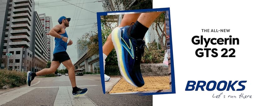 Brooks Men’s Glycerin GTS 22 Supportive Running Shoe