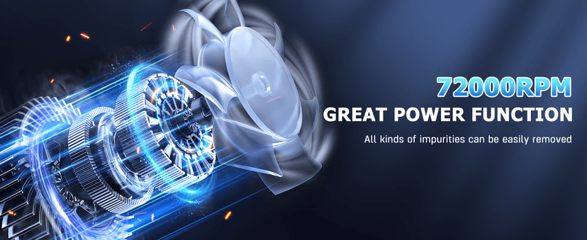 AHNR Handheld Vacuum Cordless, 16000PA Powerful Suction Hand Held Vacuum Dust Busters Cordless Rechargeable with LED Light & 2 HEPA Filters, Portable Car Vacuum Cleaner High Power for Car Home Office