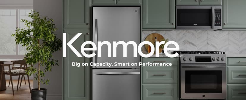 Kenmore 31" Bottom Freezer Refrigerator - Ice Maker, Adjustable Shelving, Crispers Drawers, LED Lighting, ENERGY STAR Certified, 22.3 cu. ft. Capacity, Fingerprint Resistant Stainless Steel