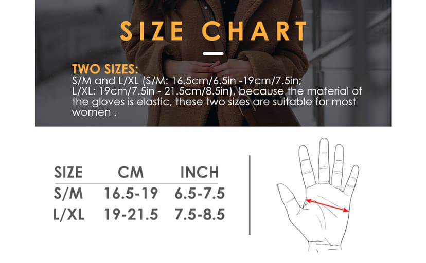 Kebesu Winter Fashion Leather Gloves for Women, Touch Screen Wool Lined Outdoor Windproof Warm Suede Driving Dress Gloves