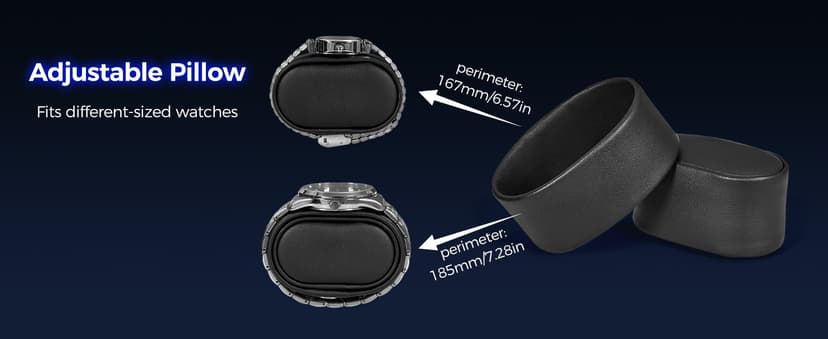 BEWISHOME BEWISHOME Watch Winder for Automatic Watches, Automatic Watch Winder Box Watch Spinner with LED Light, Double Watch Winder with Quiet Motor Wooden 4 Modes Battery or Type-C Adapter, Brown SYQ02Y