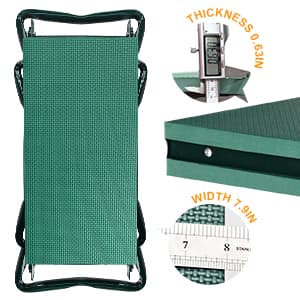 KVR Upgraded Garden Kneeler and Seat with Thicken & Widen Soft Kneeling Pad,Heavy Duty Foldable Gardener Stool with 2 Tool Pouches,Gardening Gifts for Women Mom Men Seniors¡… B0972Y5LTY