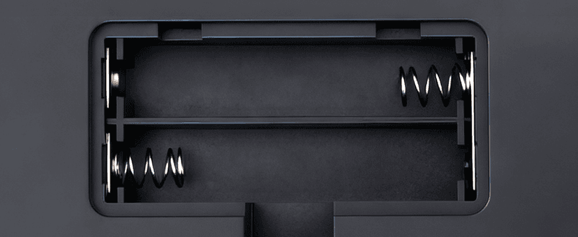 Sharp Digital Alarm Clock with Keyboard Style Controls, Battery Back-up, Easy to Use with Simple Operation, Black Case with Red LED Display