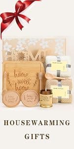 House Warming Gifts New Home,New Home Gift Ideas,Realtors Closing Gifts for Home Buyers,Woven Basket Serving Board Table Runner Gifts for Couples Women Men B0DG54VV5R