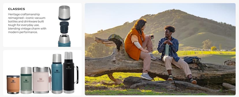 Stanley Stay-Chill Beer Stein 24 oz | Heavy Duty Big Grip Handle | Beer Tumbler Drink Cup, Holds 2 Cans | Insulated Stainless Steel Party Mug | BPA-Free | Matte Black