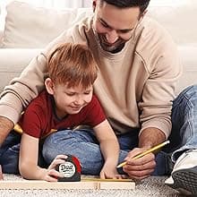 Dad Gifts from Daughter Son for Fathers Day Measure Tape - Cool Fathers Day Presents - Birthday Gifts for New Girl Son Best Dad - Woodworking Carpenter Measuring Tape