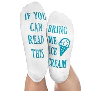 Haute Soiree Women's Novelty Socks - “If You Can Read This, Bring Me Some” - One Size Fits All