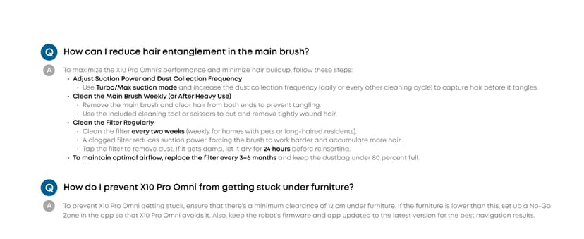 eufy X10 Pro Omni Robot Vacuum and Mop Combo, Incredible Suction, Dual Mops with 12 mm Auto-Lift and Carpet Detection, AI Obstacle Avoidance, Auto Mop Washing&Drying, Self-Emptying, Self-Refilling